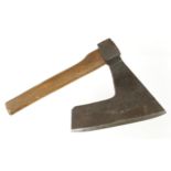 A little used coachbuilder's R/H side axe by STANLER Wien with 10" edge G+