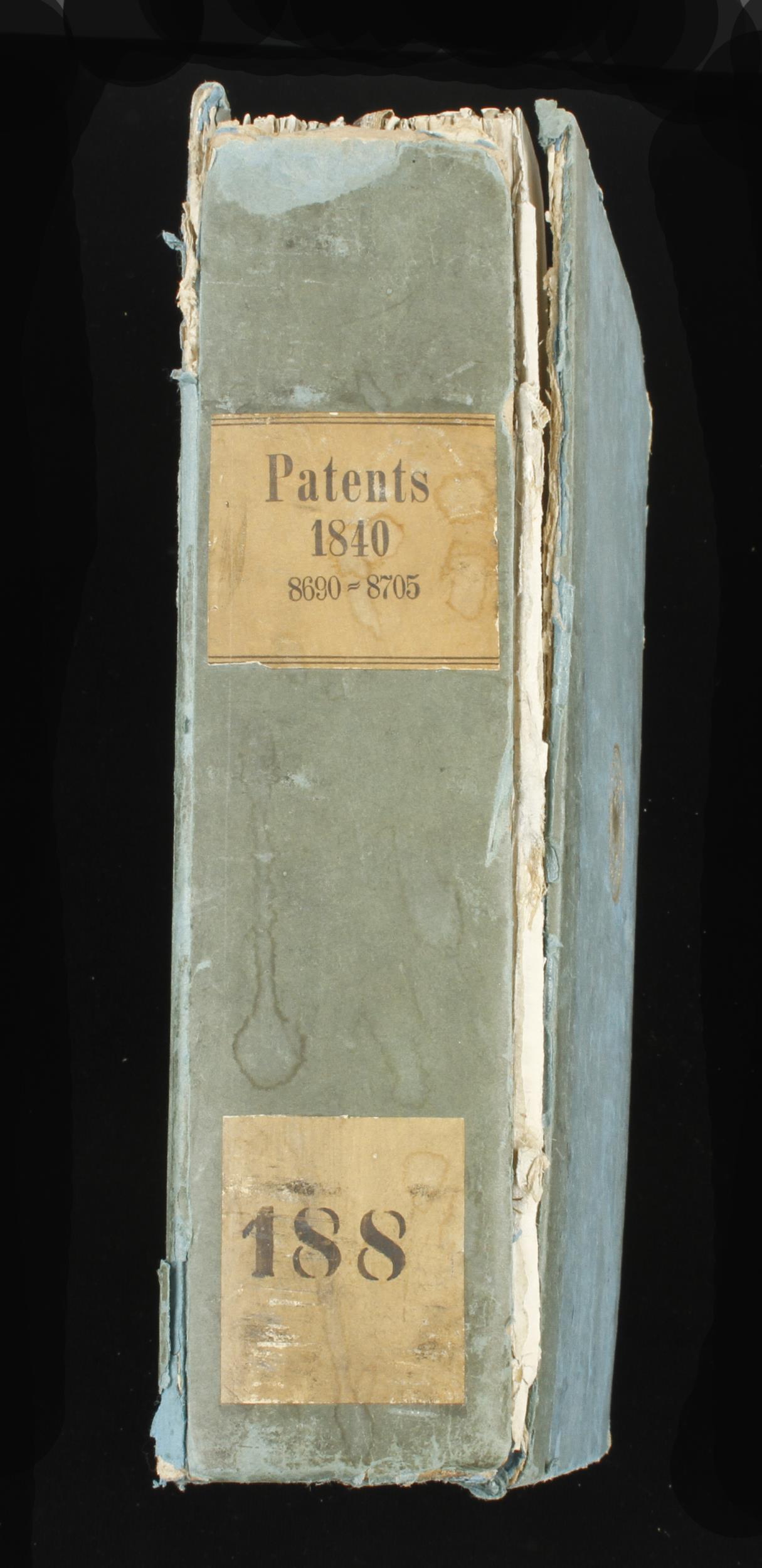 A quantity of original Patents from 1840 Patent Nos 8690 to 8705 the first for Bobbin Net Lace - Image 4 of 4