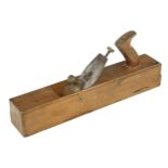 An adjustable beech NORRIS A 71 jack plane 80% orig early Norris 2 1/4" iron remains G