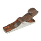 A rare 7 1/2" PRESTON No 1364 1/2 Irish pattern chariot plane with rosewood wedge, this length is