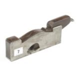 A d/t steel NORRIS No 22 shoulder plane with orig iron, pitting to sole G