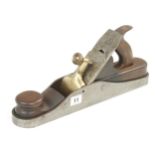 A 15" handled iron panel plane with brass lever G