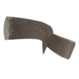 A small French axe head with spike and smiths mark AA and 3" edge G