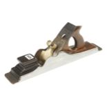 A 17 1/2" d/t steel panel plane by SPIERS chips to rosewood handle spur o/w G