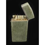 A shagreen etui in perfect condition with set of FRASER London drawing instruments complete except