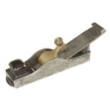 A fine quality, unusually narrow, d/t steel Improved pattern mitre plane 9 3/4" x 2 1/4" undoubtedly