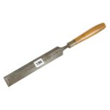 A 1 1/2" bevel edge chisel by MARPLES with boxwood handle G+