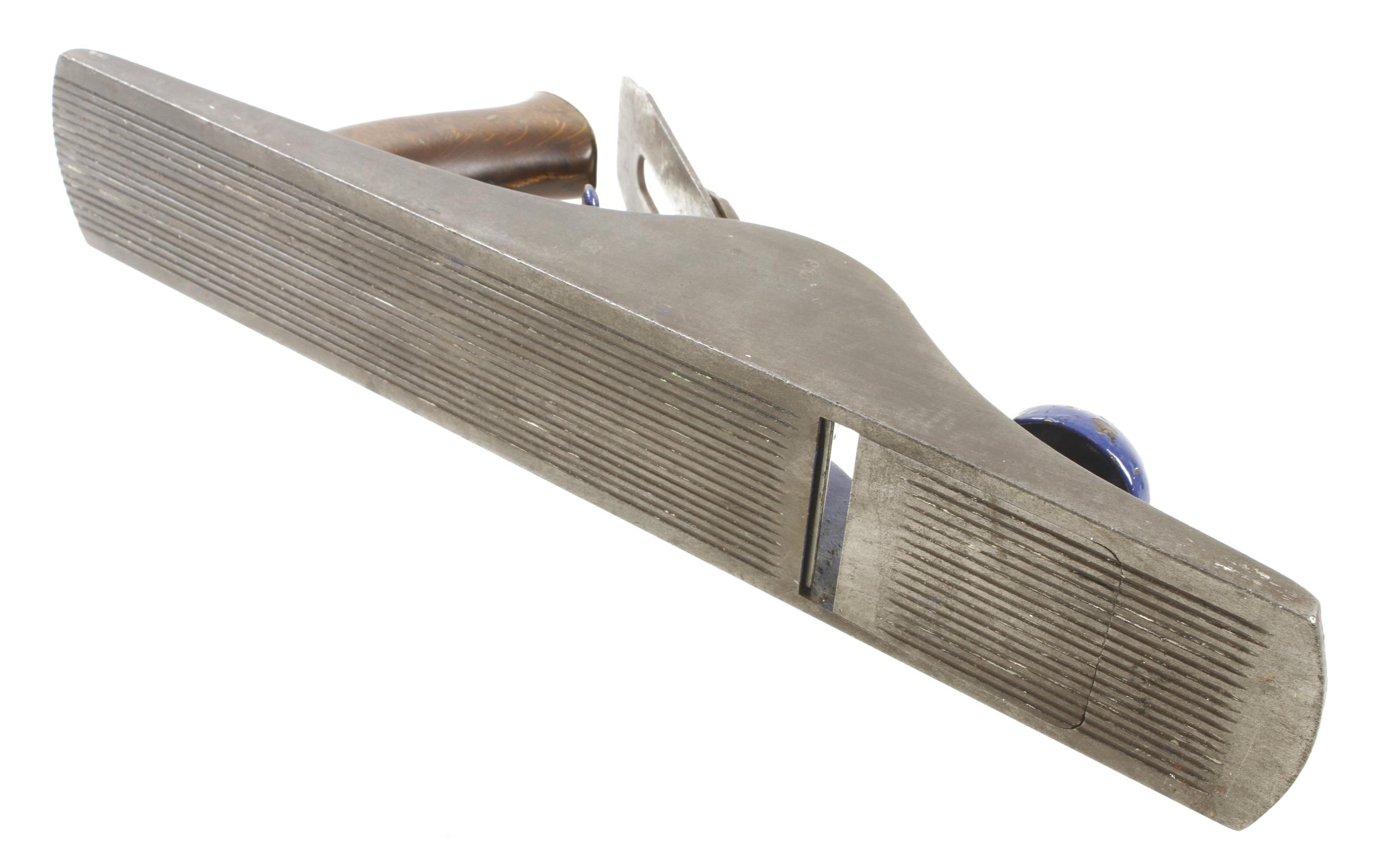 A rare adjustable jack plane by METALLIC PLANE Co USA with adjustable mouth and corrugated sole, - Image 2 of 2