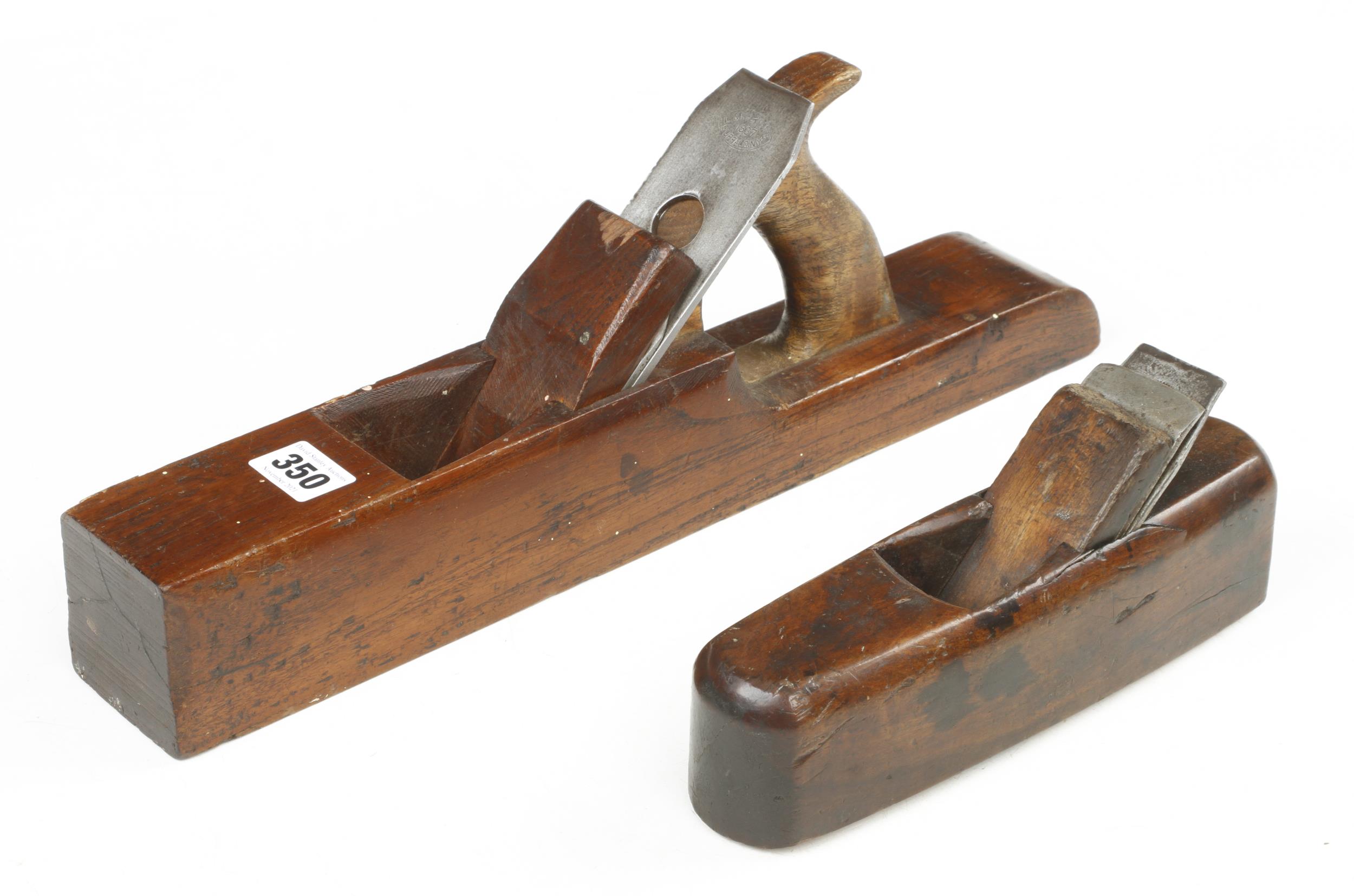 A jack plane and a gutter plane in hardwood G