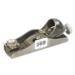 A STANLEY No 60 1/2 low angle block plane G+