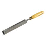 A 1 1/2" bevel edge paring chisel by MARPLES with boxwood handle G++