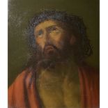 J J ALEXANDER Christ's HeadOil on canvasSigned and dated 189030 x 25cm