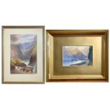 Sydney E. HART (1867-1921)Norweigan Mountain Scenes Two watercolours Each signed 17 x 24cm27 x 18cm