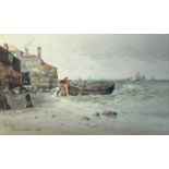 Pilfold Fletcher WATSON (1842 - 1907)St Ives WatercolourSigned, inscribed and dated 189819 x 31cm
