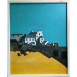 Chris THOMPSON (XX-XXI) Two large St Ives oils 100 x 81cm and 75 x 61cmCondition report: Each of