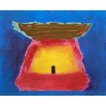 Trevor BELL (1930-2017)Small Shrine Mixed media on paper Signed and dated 1988, twiceFurther signed,