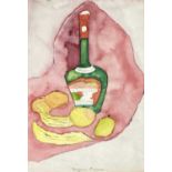 Bryan PEARCE (1929-2006)Cherry Brandy WatercolourSigned 35 x 24cm View the Virtual 360 exhibition