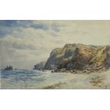 John MOGFORD (1821-1885) Coast Watercolour Signed 32 x 50cm