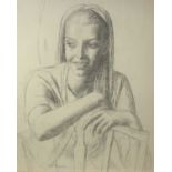 Dod PROCTER (1891-1972)Pencil portraitSeated LadySigned60 x 50cm View our virtual Fine Art Sale