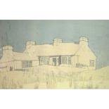 Wilhelmina BARNS-GRAHAM (1912-2004) Hilltop Lodge Watercolour, ink and pencil Signed 19 x 28.5cm
