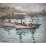 William Roger BENNER (1884-1964) St Ives Harbour Oil on canvas Signed35 x 40cm View the Virtual