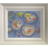 Felicity HOUSEScallops for supperPastel25x30cm framed: 38x43cmProvenance: From the estate of print