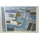 Frederick GRIFFIN (1906-1976) Harbour Oil on board Signed 55 x 75cmCondition report: Framed but