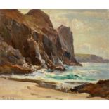 Garstin COX (1892-1933)Kynance Cove Oil on board Signed 25 x 30cmCondition report: Frame size - 28 x