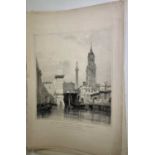 Edward William COOKE (1811-1880) Old London Bridge Engravings with descriptions from the twelve