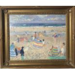 John HARVEY (1935) A Day at the Beach Oil on board Inscribed to verso 41.5 x 51.5cm View the Virtual