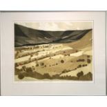 John BRUNSDON (1933-2014) Edale Print Signed numbered and inscribed Ed. 28 / 350 45 x 60 cm