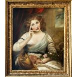John OPIE (1761-1807) attributed toPortrait of Mrs Elizabeth Kemble posed as JulietOil on canvas
