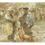 Roland BATCHELOR (1889-1990) Bonjour Pierre Watercolour Signed Provenance: Purchased from RWS 1980