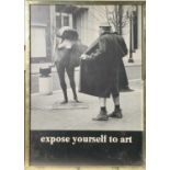 expose yourself to art poster 55 x 39cm and other worksCondition report: Please see images for