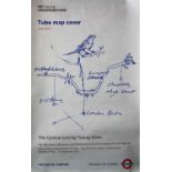 Tracey EMIN (1963)The Central Line, Tube Map Cover 2012Offset lithograph 64 x 102cm