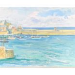 Marjorie MOSTYN (1893-1979)High Tide, St Ives HarbourOil on boardSigned and dated 5141 x 51cm View