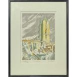 Alan POWERS (1955)Lord Berners' Folly & Sissinghurst Two lithographsEach signed, inscribed and