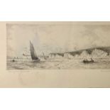 Percy LANCASTER (1878-1951) Three signed etchings and three further signed etchings by Frank HARDING
