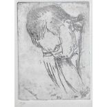 Bernard Howell LEACH (1887-1979)Portrait of Mushanokoji SaneatsuEtching Signed to the plateInscribed