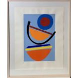 Terry FROST (1915-2003) Swing Blue (2002) Screenprint 80 x 60 paper size Signed and numbered from an