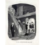 Charles Addams 1912-1988 Addams Family cartoon. "It's the children, darling, back from camp." Lurch,