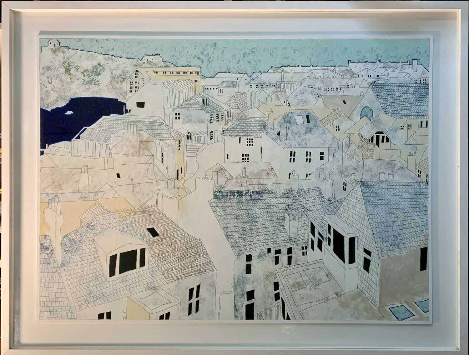 Jason John Roy LILLEY (1966) We Lived in White Houses Acrylic watercolour and pencil Signed and - Image 3 of 3