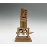 Peter MARKEY (1930-2016) Embrace Wooden Automaton Height 21.7cm click here for video Condition