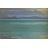 Ken SYMONDS (1927-2010)Spring Day Series, Mounts Bay Oil on board Signed Inscribed and dated '82