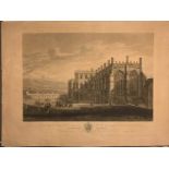 Frederick Nash Etching, engraved by F C LewisSt Georges Chapel, Windsor, published 1804 39.