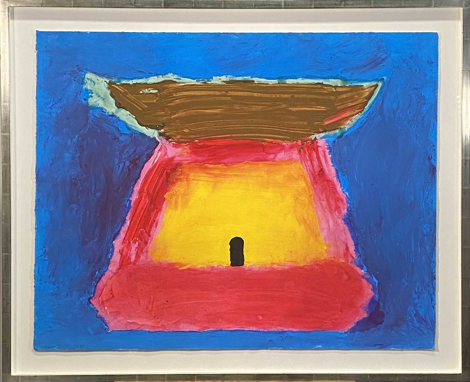 Trevor BELL (1930-2017)Small Shrine Mixed media on paper Signed and dated 1988, twiceFurther signed, - Image 2 of 3