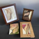 Ben CARRIVICK (1980)Four small studies Oil on card Each signed