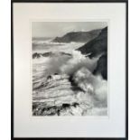 Ander GUNNPendeen Lighthouse from Levant MineFramed photograph 1/30Signed, inscribed and dated