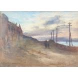 James MACMASTER (Scottish 1856-1913)Coastal FiguresWatercolour Signed and indistinctly inscribed