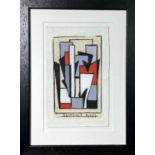 Edward H. ROGERS (1911-1994)Abstract DesignGouache Inscribed and dated '57Inscribed '1380 Abstract